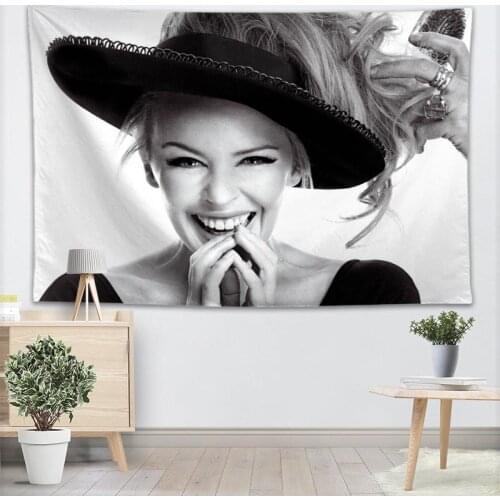 Custom Kylie Minogue Wall Tapestry Wall Hanging Tarot Custom Tapestry Plant Tapestry Mandala Home Decor More Large Size 0511