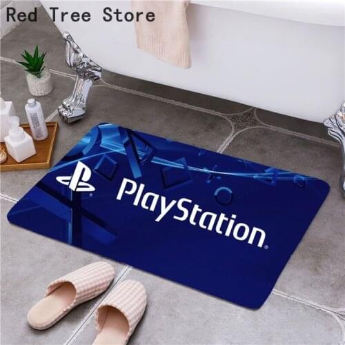 Single Piece Anti-slip Kitchen Mat Area Rugs Living Room Balcony Bathroom Playstation Printed Carpet Doormat Hallway Foot Pad