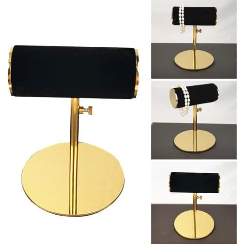 Personal Bracelets Organizer Watch Display Stand Jewelry Holder Velvet T-bar