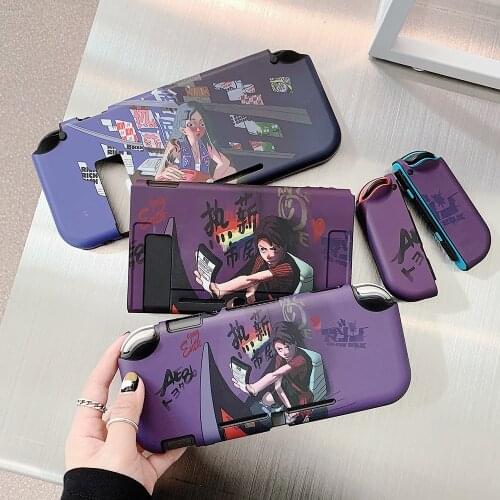 Japanese Anime Style Convenience Store Working Boy Girl Gamepad Switch Protective Case For Nintendo Switch And Lite Cover