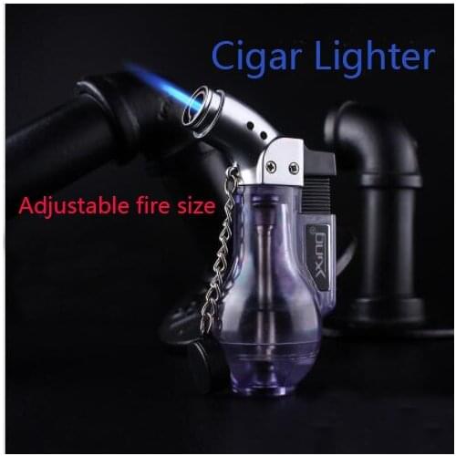 Cigar lighter Creative gas Inflatable Windproof Lighter with Direct Shot Gun for High Temperature Resistance