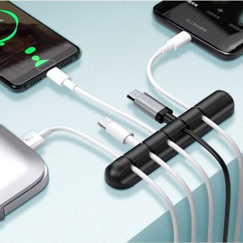 2PCS Multifunctional Cable Clips Office Wire Cord Winder Organizer Car Aux Cable Holder Desktop Mouse Keyboard Cord Management