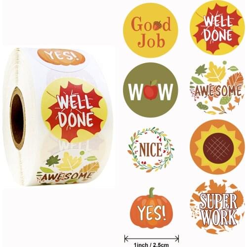 500pcs Merry Christmas Stickers Christmas Tree Elk Candy Bag Sealing Sticker Christmas Gifts Box Labels Decorations New Year