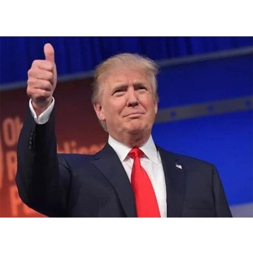 5D DIY Diamond Painting American president Donald Trump Cross Stitch Full Square/Round Diamond Embroidery Diamond Mosaic P984