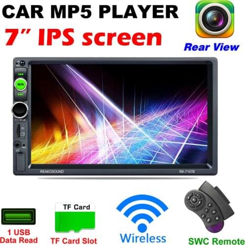 2 Din Car Radio Stereo Carplay Car Multimedia MP5 Player 7" Touch Screen Video FM Radio Auto Backup Camera Support AUX function