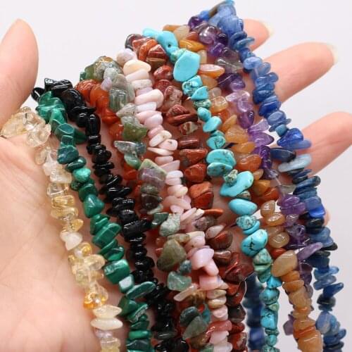 Beads Indian Agate Malachite Morganite Red Agate Gravel Beaded for Jewelry Making DIY Necklace Bracelet Accessories 5-8mm