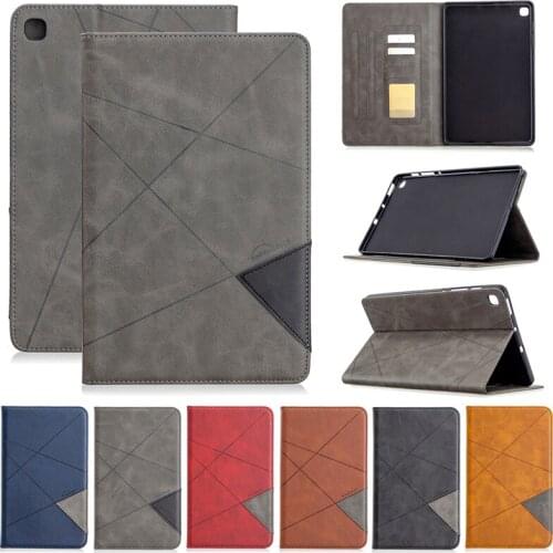 Premium PU Leather Flip Cover For Funda Samsung Tab S6 Lite Case P610 P615 Wallet Stand Tablet For Galaxy Tab S6 Lite Case Coque