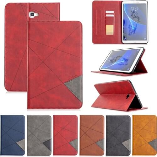 For Samsung Galaxy Tab A A6 10.1 2016 T585 T580 Business Tablet Wallet PU Leather Cover For Samsung Tab A6 SM-T580 SM-585 Caqa