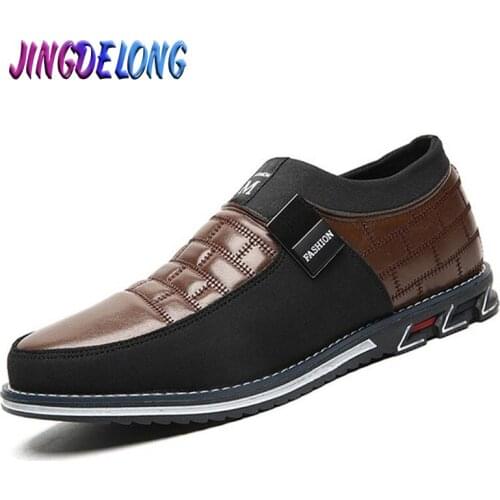 JINGDELONG Men's Slip-ons