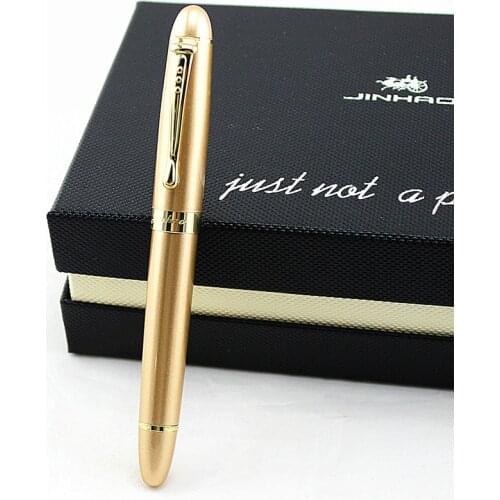 Jinhao X450 luxury Roller Pen with Refill, Luxurious Gold Craft Gift Box Optional Office Business Writing Pen