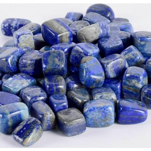 Lapis lazuli tumbled stones natural quartz crystals healing gemstones garden reiki decoration