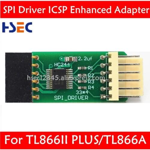 New ICSP enhancement module SPI DRIVER, SPI flash in Circuit Programming adapter for Minipro TL866II PLUS TL866A USB programmer