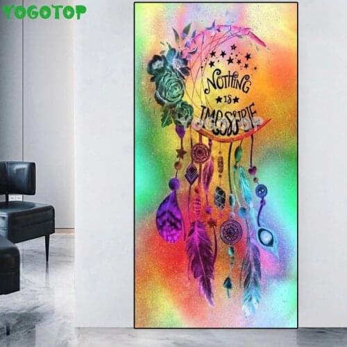 Full Square Round drill diamond Painting hope feather 5D DIY diamond embroidery Rhinestones mosaic Decoration YY5150