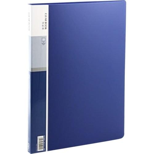 1pcs Right A4 5002 folder page 20 pocket large capacity plastic folder Report