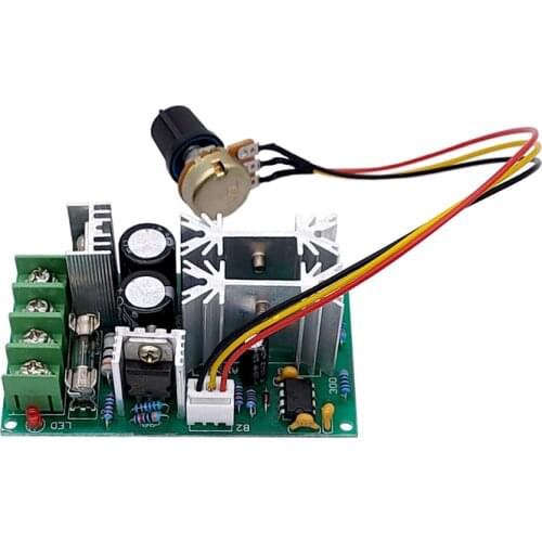DC motor speed regulator 12V 24V 36V 48V High power drive module PWM Motor speed controller 20A current regulator free shipping