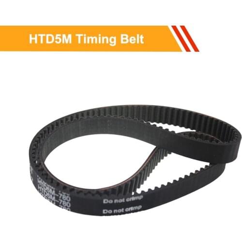 HTD5M Closed loop Timing Belt 745/750/755/760/810/815mm Drive Belt 10/15/20/25/30mm Belt Width Rubber Belts Round