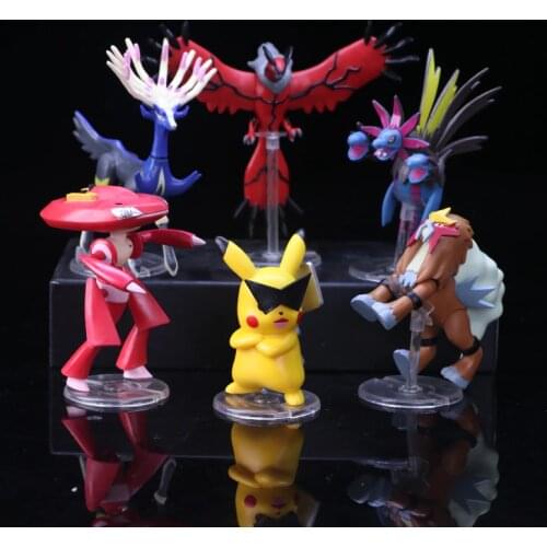 TAKARA TOMY Pokemon Action Figure Pikachu Charizard Pokemon Doll Car Decoration Gift Rare Model Toy