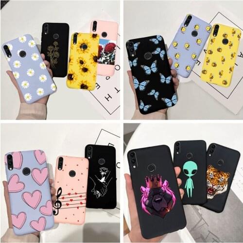 Painted Protective Case For Huawei Honor 8A 8 A Back Cover Flower Butterfly Cartoon Soft Phone Case For Honor8A 8C BKK-L21 Funda