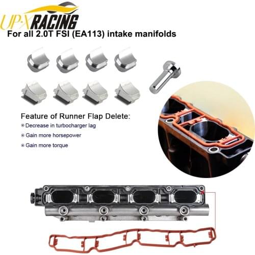 Intake Manifold Runner Flap Delete Gasket for Audi Skoda Seat EA113 VW 2.0 TFSI bop-21