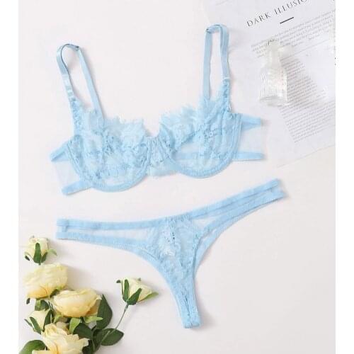 Lenceria Sexi Para Mujer Sexy Lace Underwear For Woman Fashion New Solid Color Lingerie Sets Quality Ladies Bielizna Damska #3