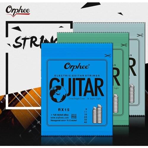 1Set Practiced Nickel Plated Steel Guitar Strings For Electric Guitar With Original Retail Package
