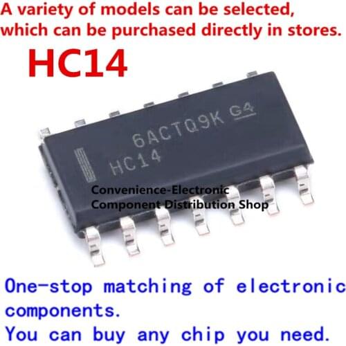 10PCS/PACK HC14 74HC14DR SMD SOP-14 SN74HC14DR 74HC14 six-way inverter logic chip SOP14