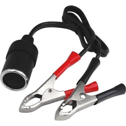 100pcs Car Battery Terminal Clip-on Cigarette Lighter Power Socket Adaptor 12V hot sale