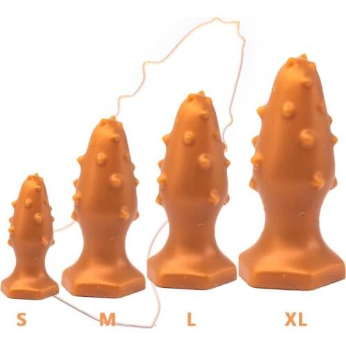 2020 New Huge Dilatador Anal Butt Plug But Plug Large Sex Toys Adult Toys For Woman Sex And Anal Beads Silicone Anus Dilator