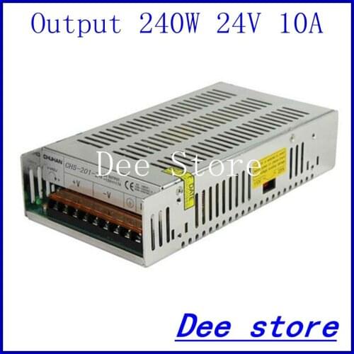 240W 24V 10A Single Output Adjustable Switching power supply unit for LED Strip light Universal AC-DC Converter