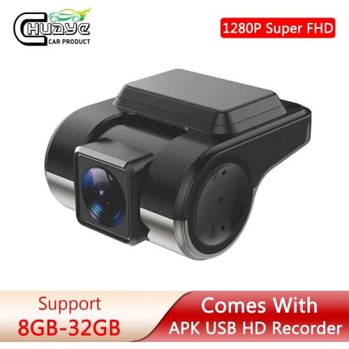 Car DVR Camera Hidding 170 Degree Portable Dash Camera ADAS Electronic Dog 1280P Full HD USB Star Night Vision Driving Recorder