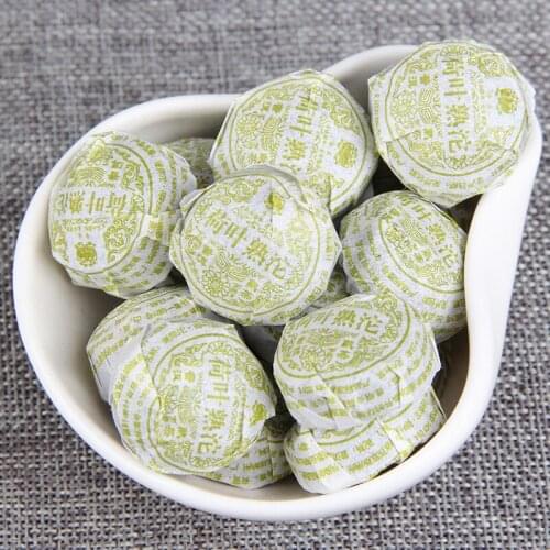 Yunnan Pu'er Tea Lotus Leaf Cooked Compressed Mini Puer Tea Pu'er Tea Pot 250g Lotus Leaf Pu'er Tea health care and sliming tea