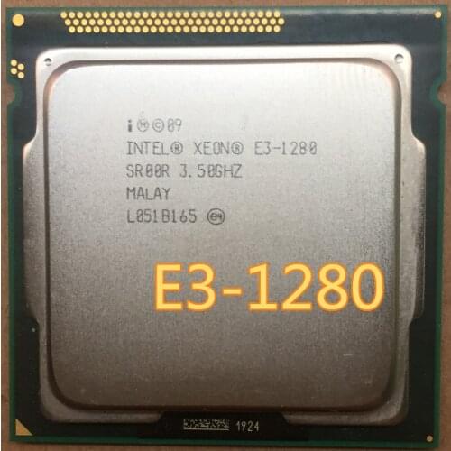 Intel Xeon E3-1280 e3-1280 8M Cache 3.60 GHz SR00R LGA1155 E3 1280 CPU Processor can work