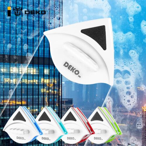 DEKO Magnetic Window Glass Cleaner Brush Tool Window Wipe Double Side Magnetic Glass Brush for Washing Household Cleaning Tool