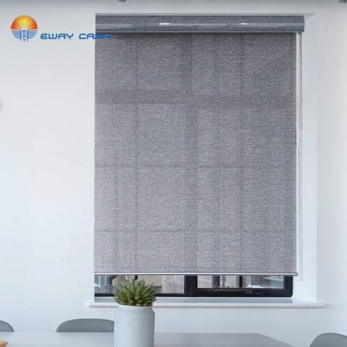 Eway Casa Faux Linen roller blinds customized roller blinds for window semi-sheer roller curtain No.RB_TC49-1/2/3