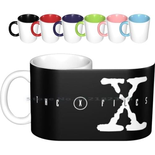 X Files Ceramic Mugs Coffee Cups Milk Tea Mug The X Files X Files Tv Show Logo Mulder Scully Fbi Creative Trending Vintage Gift