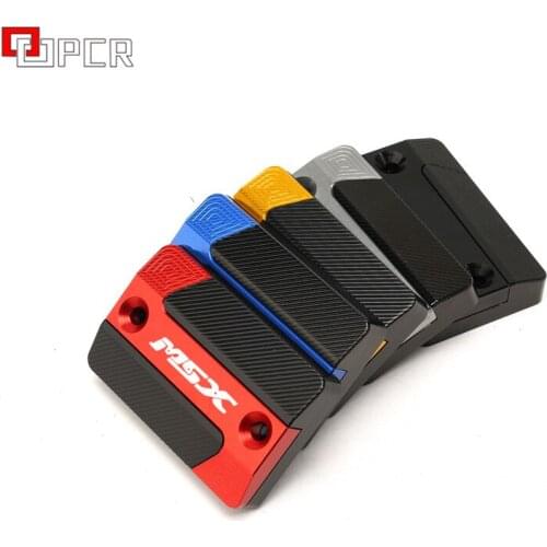 For HONDA MSX 125 MSX125 Grom/SF 2013-2020 2019 Motorcycle CNC Aluminum Front Brake Master Cylinder Fluid Reservoir Cover Cap