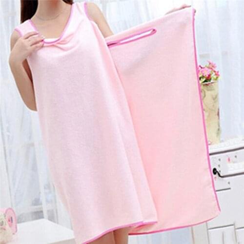 Microfiber Women Sexy Pareo Skirt Beach Towel Bath Towel Wearable Soft Super Absorbent Bath Dress