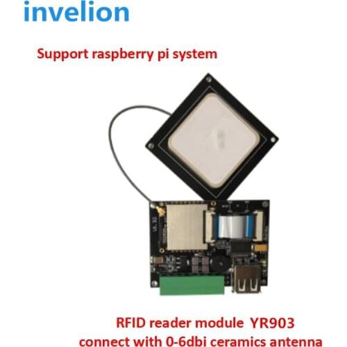 Mini rs232 usb 1m distance uhf rfid reader module TTL uart interface embedded 0-5dbi micro ceramics antenna