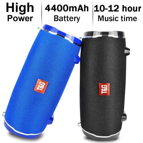Newest Bluetooth-compatible Speaker Waterproof Portable Column For PC Computer Speakers Subwoofer Boom Box Music Center FM TF