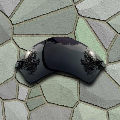 Grey Black Sunglasses Polarized Replacement Lenses for Oakley Half Jacket 2.0 XL