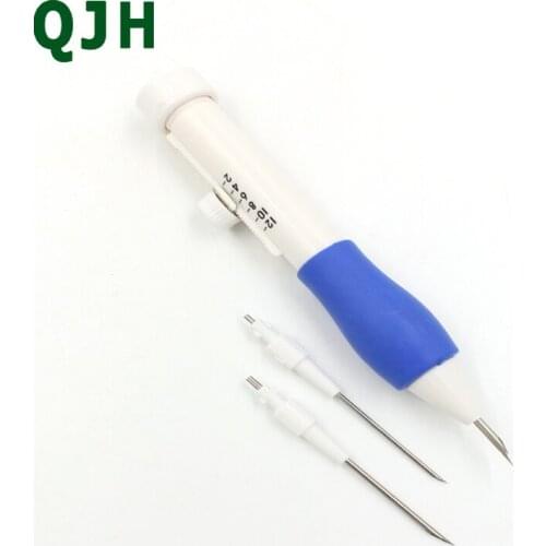 QJH Brand New Russian Embroidery Stitch Cross Stitch Tools, Punch Needle Tools, Hook Embroidery Needle Knitting Sewing Tools