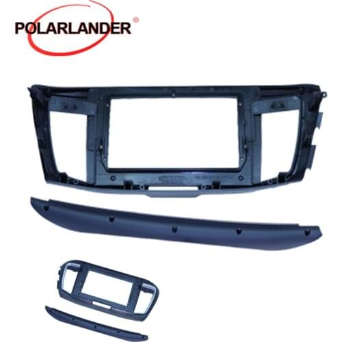 DVD Large Screen Frame Face Navigation Surface Box Matt Black Fascias Modified Panel for Honda 13-18 Accord 9 10.1 inch Frame