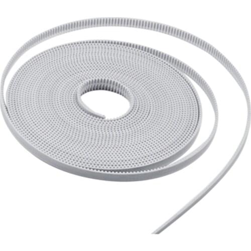 1Pcs White GT2 6mm Width 2GT PU Transmission Timing Belt, With Steel Metal Core For 3D Printer