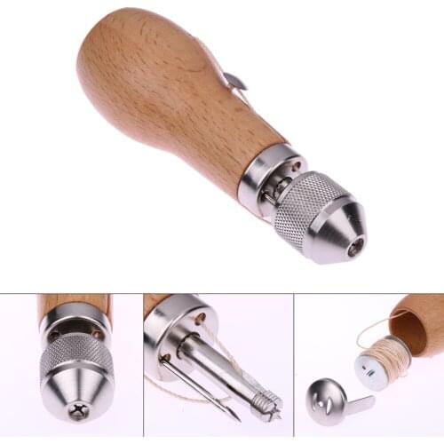 Handmade Leather Sewing Machine Diy Cow Leather Leather Carving Tool Leather Goods Cutting Hand Sewing Machine Sewing Awl Tool