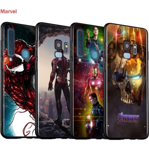 Silicone Cover Marvellegends Iron Man For Samsung Galaxy A9 A8 A7 A6 A6S A8S Plus A5 A3 A02 Star 2018 2017 Phone Case