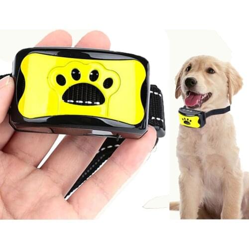 Pet Trainer Dog Stop Barking Control Automatic Effective Rechargeable Dog Anti Bark Collar Ultrasonic Training Collars for Dogs