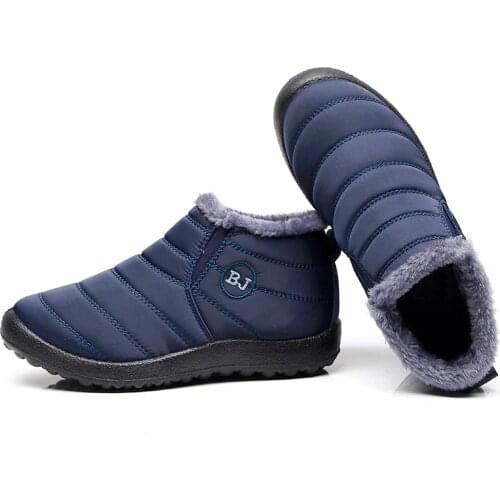 Women Boots Winter Warm Snow Boots Women Ankle Boots Female Winter Shoes Plush Fashion Shoes Woman Slip On Booties Botas Mujer