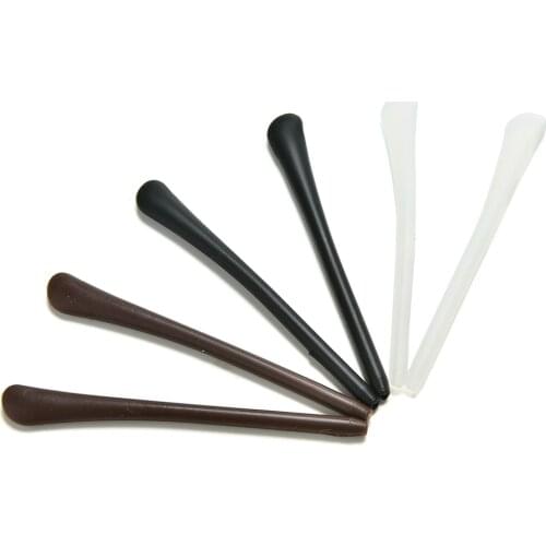1Pair Silicone Rubber Eyeglasses Spare Part Replacement New Fashion Eyeglasses Temple Bar Sleeves Eye Sock Eyewear Tube
