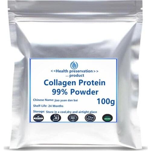 100% Pure collagen powder Marine Fish Collagen Protein peptide powder cream supplement skin whitening Antioxidant