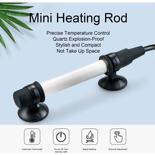 Adjustable heating rods Pet Temperature Control Products Mini Fish Tank Heater Aquarium Heating Rod Equipment Automatic